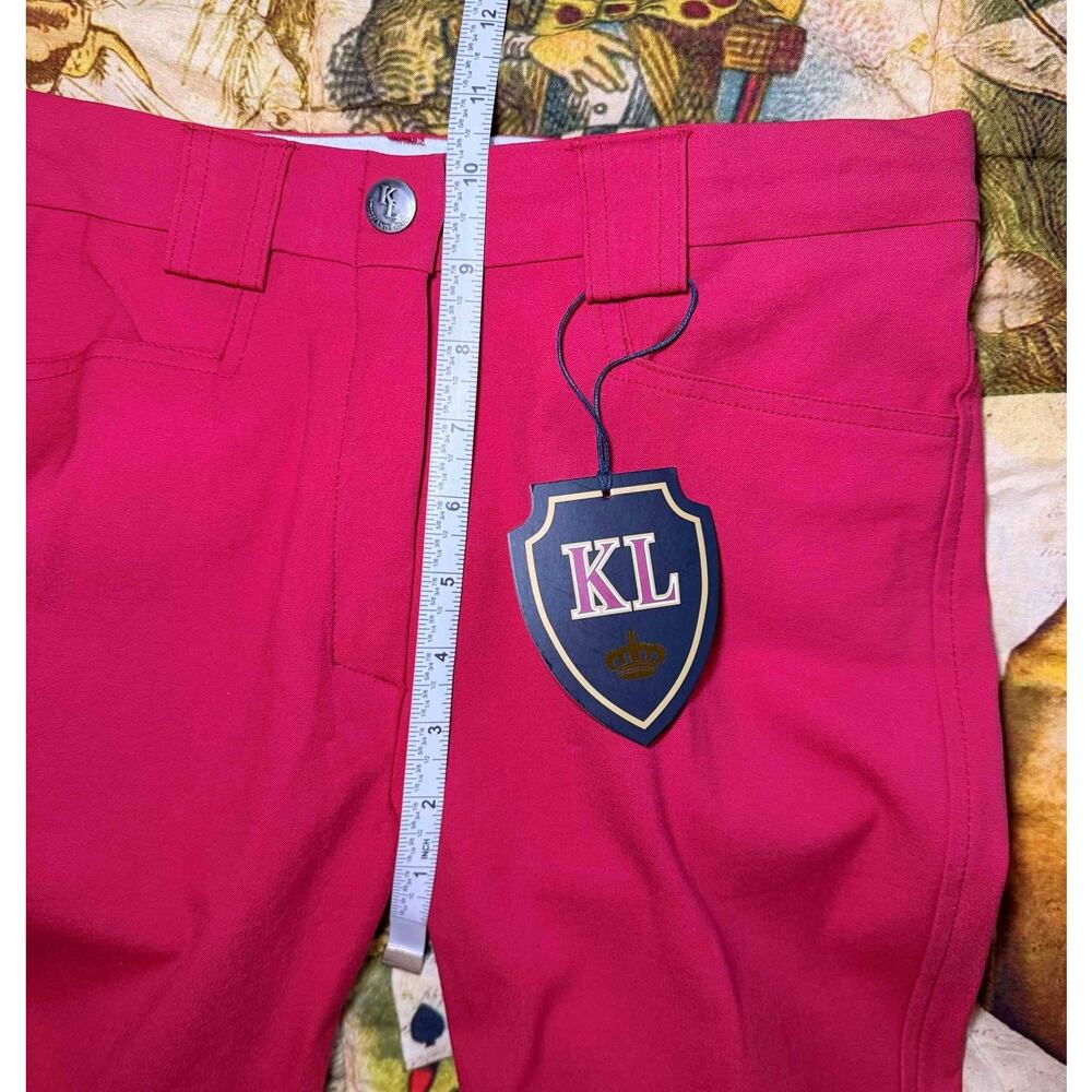 Kingsland Kelly Red Riding Breeches Size EU 34 US 24 / 26 NWT Daisy Butterflies - Picture 11 of 14